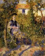 Ренуар Нини в саду 1876г